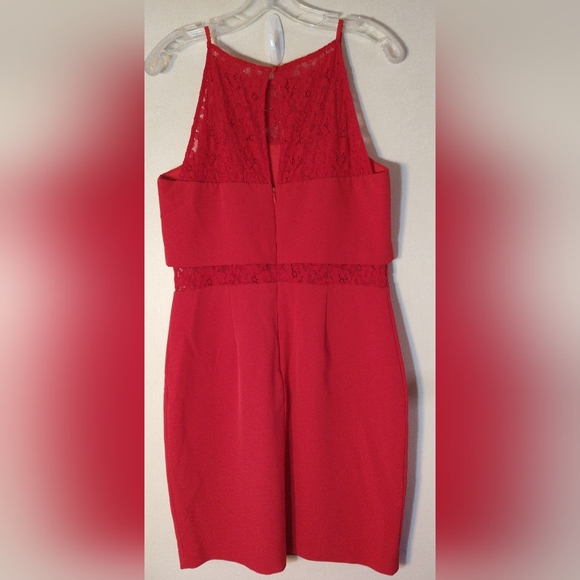 AIDAN MATTOX WOMEN'S/MISSES SIZE 12 RED OCCASION DRESS PARTY DATE WEDDING - Picture 2 of 10